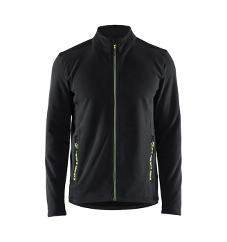 BLÅKLÄDER MICROFLEECE JACKETS - BLACK/YELLOW BLÅKLÄDER MICROFLEECE JACKETS - BLACK/YELLOW