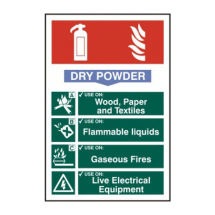 200 x 300mm FIRE EXTINGUISHER DRY - PVC 200 x 300mm FIRE EXTINGUISHER DRY - PVC