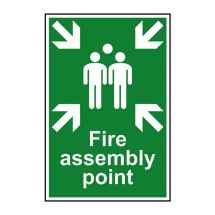 200 x 300mm FIRE ASSEMBLY POINT - PVC 200 x 300mm FIRE ASSEMBLY POINT - PVC