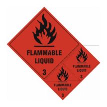 200 x 300mm FLAMMABLE LIQUID CLASS 3 (PK 3) - SAV 200 x 300mm FLAMMABLE LIQUID CLASS 3 (PK 3) - SAV